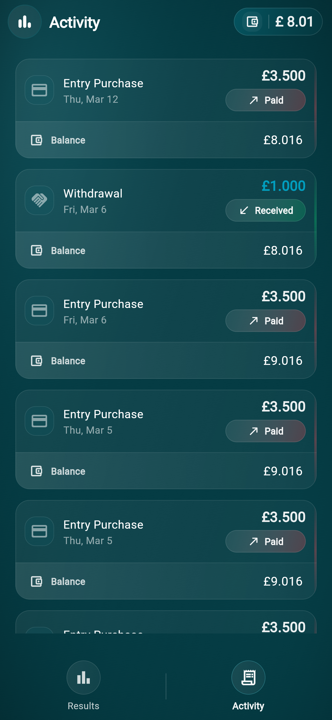 Web account screenshot 4